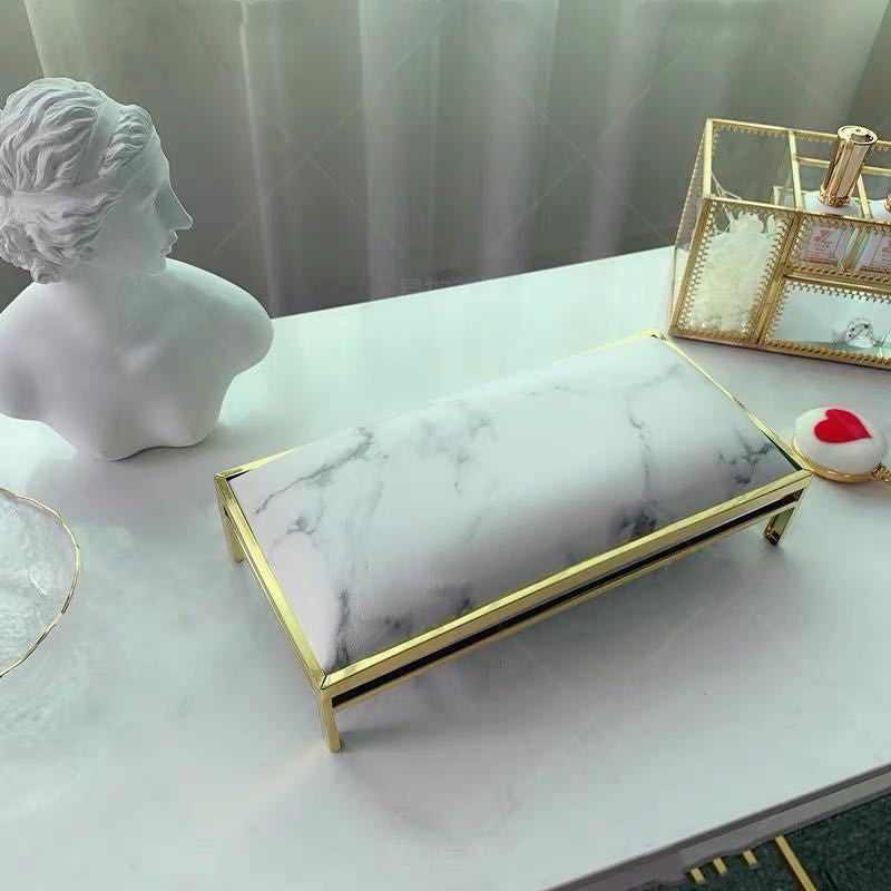 Manicure Light Luxury Hand Pillow Set Marble Cushion Hand Cushion