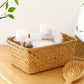 Nordic Rattan Bamboo Woven Storage Basket Seaweed Storage Box Woven Storage Basket