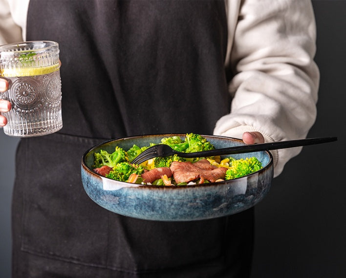 Lototo Japanese Tableware Set Ceramic Bowl Plate