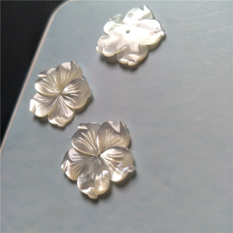 Natural Hand-carved Flower Hibiscus