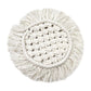 Handwoven Macrame Coasters Cotton Rope Braided Placemats