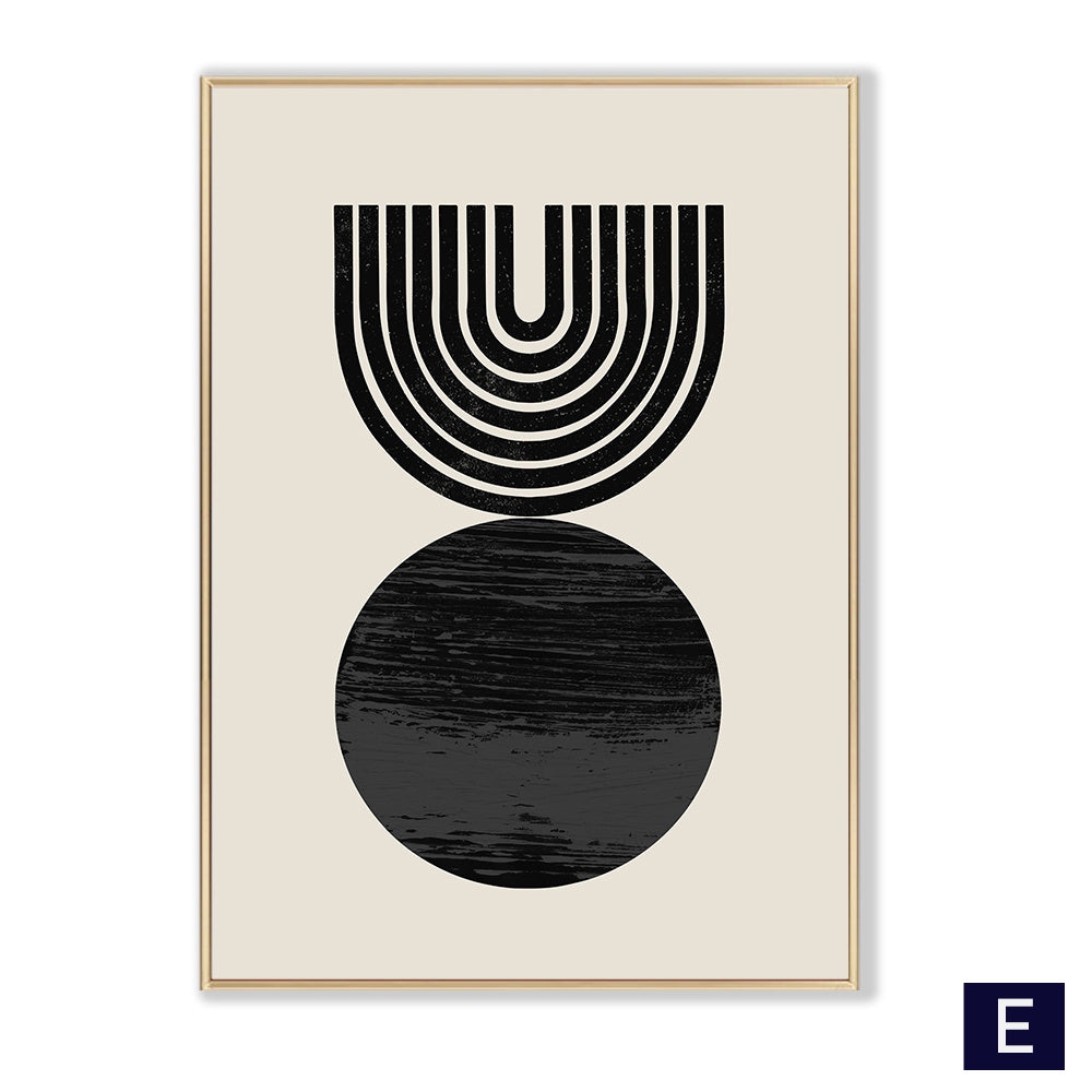 Art Print Modern Abstract Geometric Shapes